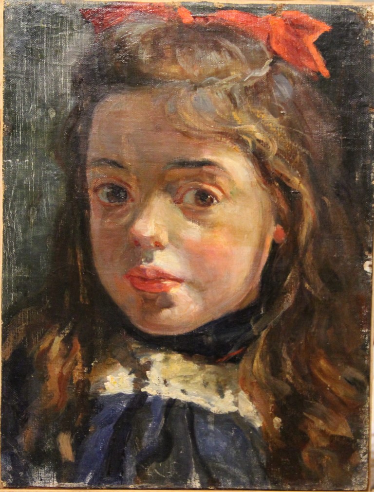 Emmetje, geschilderd door haar broer Leo Gestel